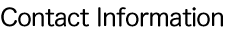 Contact Information